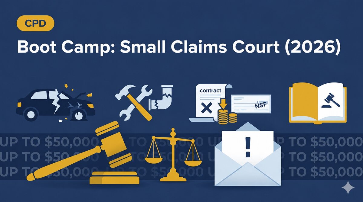 Boot Camp: Small Claims Court