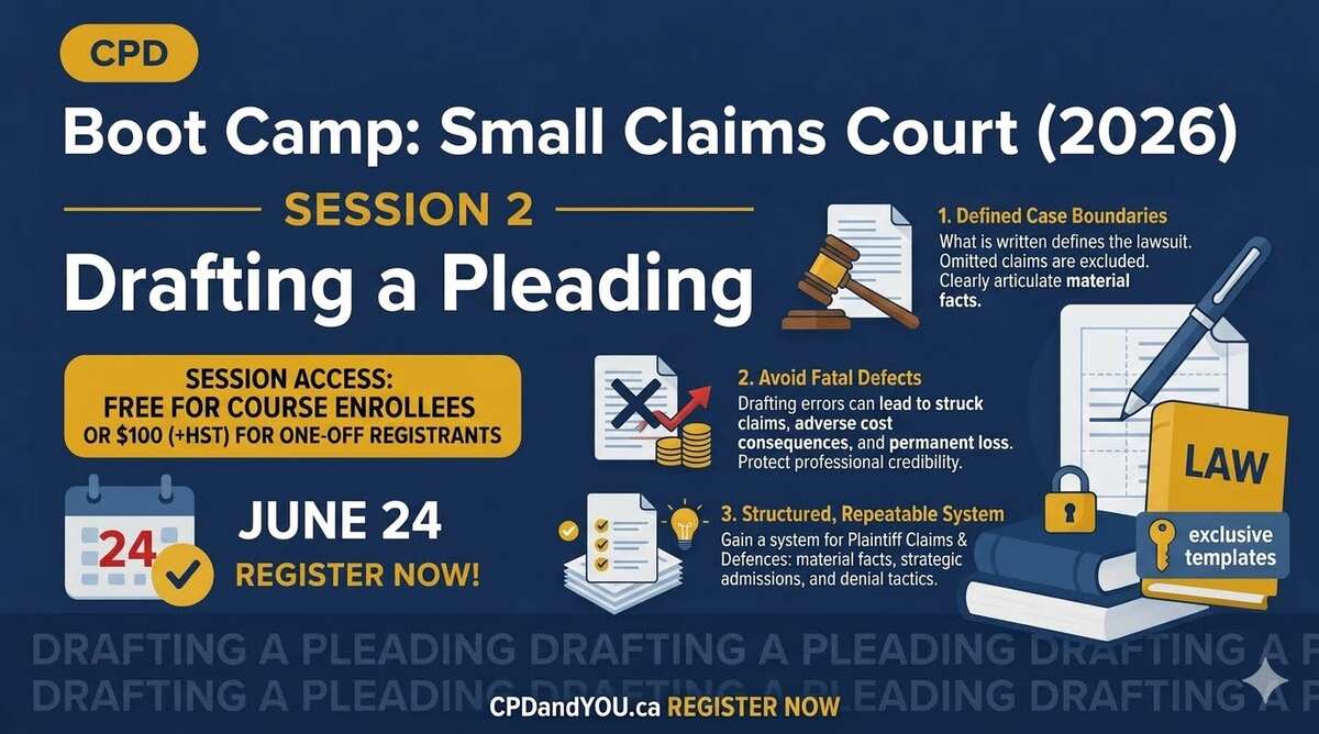 Boot Camp - Drafting a Pleading