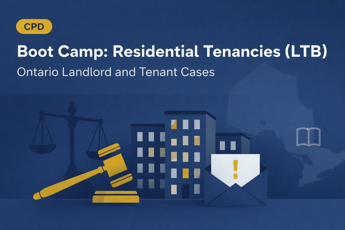 Boot Camp: Residential Tenancies